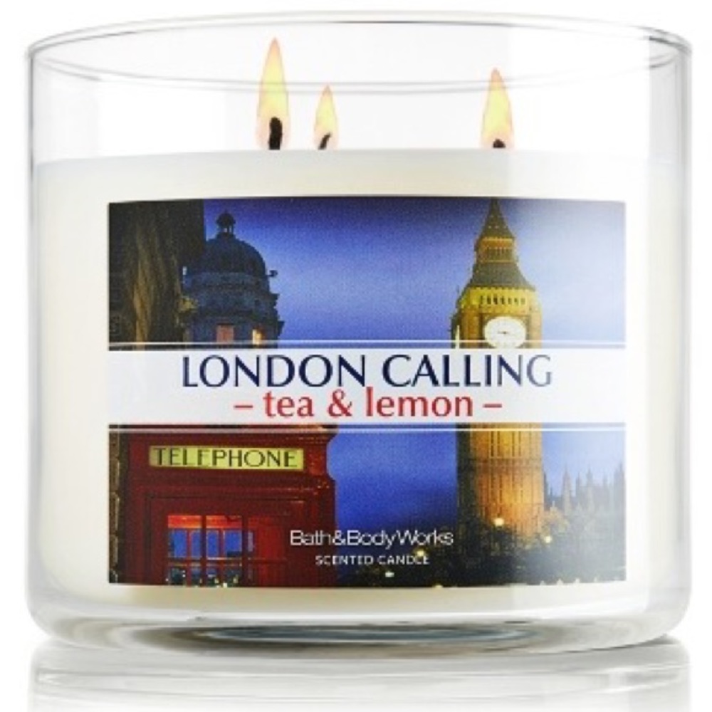 RARE Bath and Body Works limited edition London Calling candle